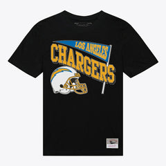 Los Angeles Chargers Mitchell & Ness Women's Team Dynamic Boyfriend T-Shirt