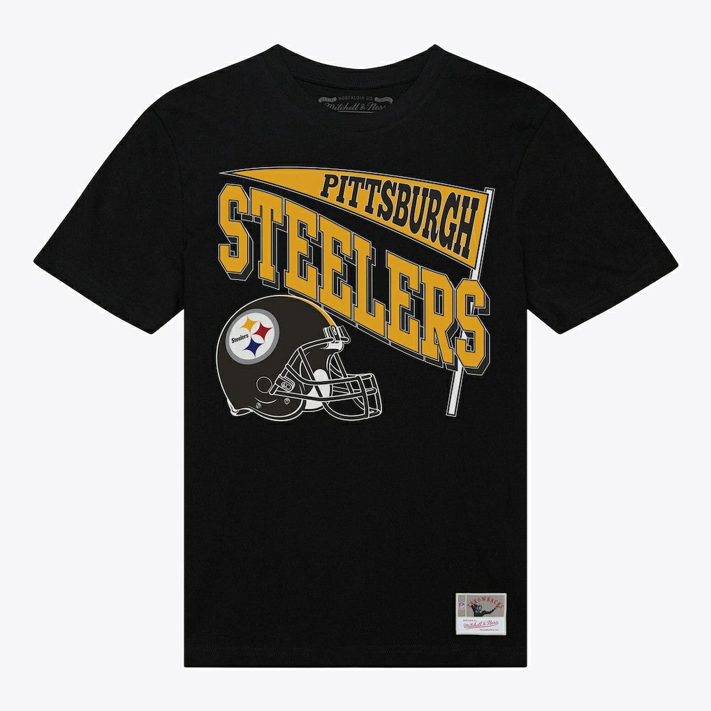 Pittsburgh Steelers Mitchell & Ness Women's Team Dynamic Boyfriend T-Shirt