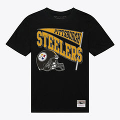 Pittsburgh Steelers Mitchell & Ness Women's Team Dynamic Boyfriend T-Shirt