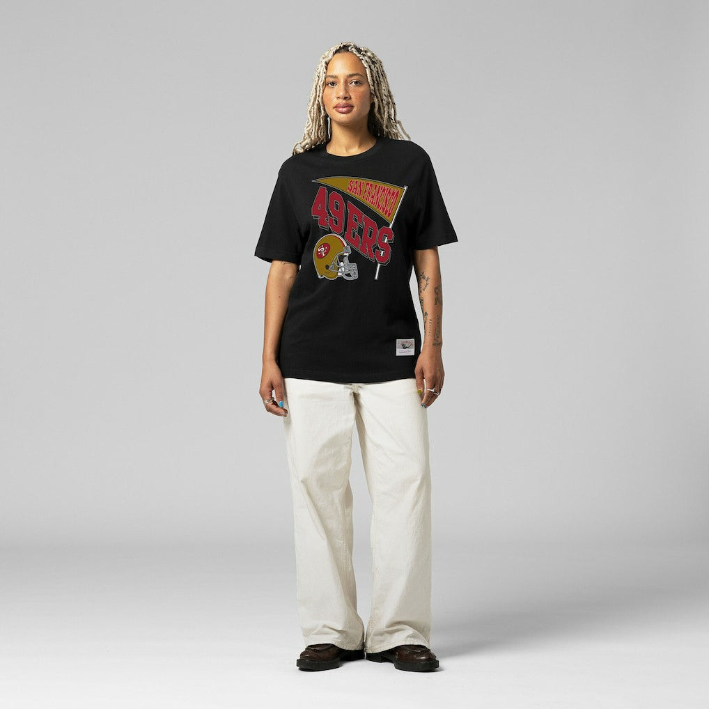 San Francisco 49ers Mitchell & Ness Women's Team Dynamic Boyfriend T-Shirt
