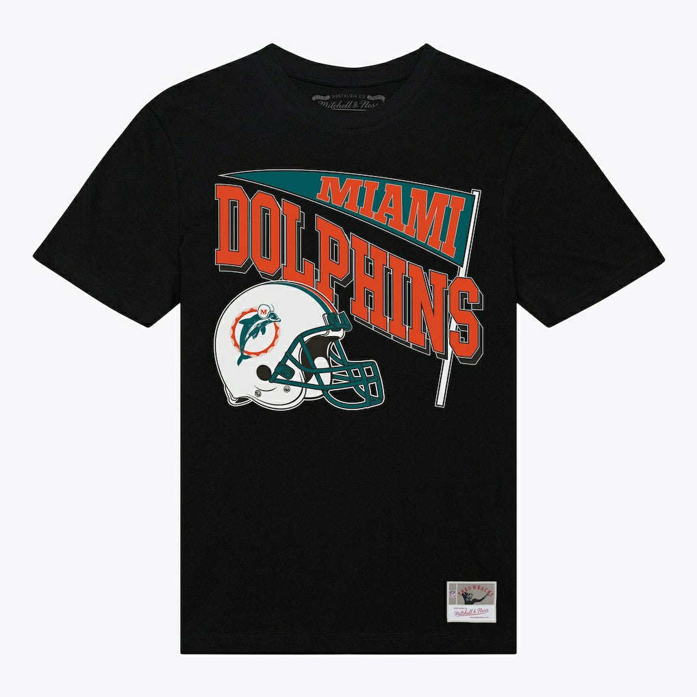 Miami Dolphins Mitchell & Ness Women's Team Dynamic Boyfriend T-Shirt