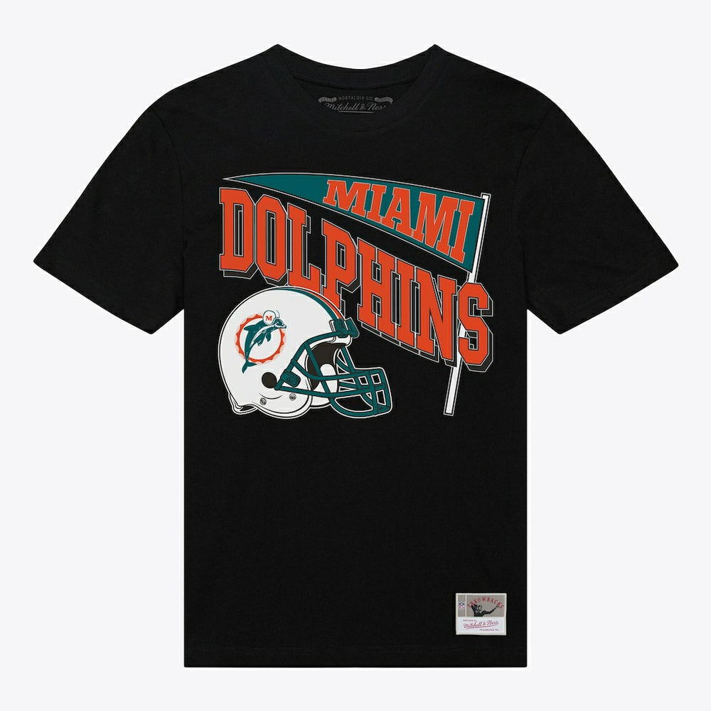 Miami Dolphins Mitchell & Ness Women's Team Dynamic Boyfriend T-Shirt