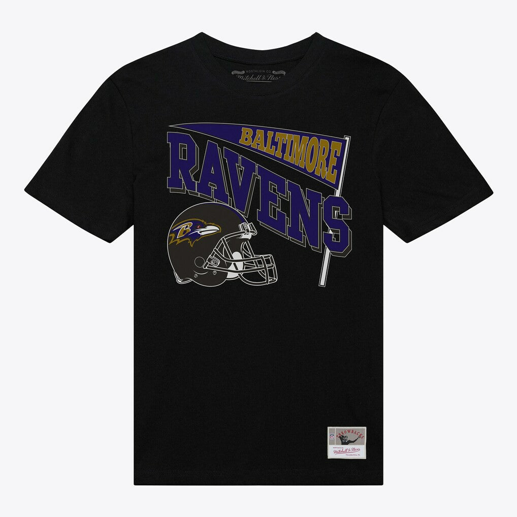 Baltimore Ravens Mitchell & Ness Women's Team Dynamic Boyfriend T-Shirt