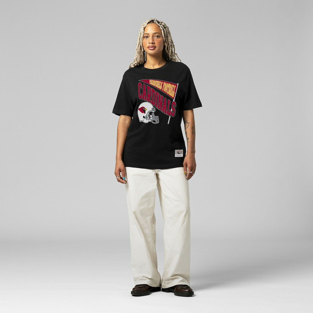 Arizona Cardinals Mitchell & Ness Women's Team Dynamic Boyfriend T-Shirt