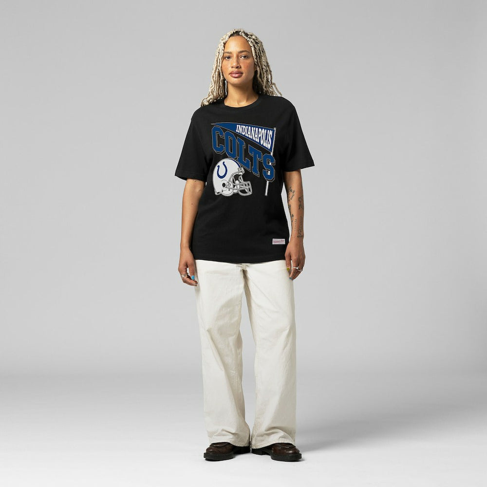 Indianapolis Colts Mitchell & Ness Women's Team Dynamic Boyfriend T-Shirt