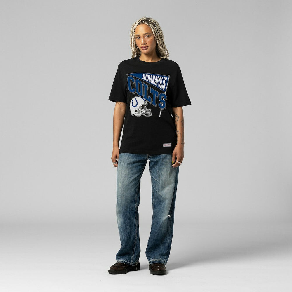 Indianapolis Colts Mitchell & Ness Women's Team Dynamic Boyfriend T-Shirt