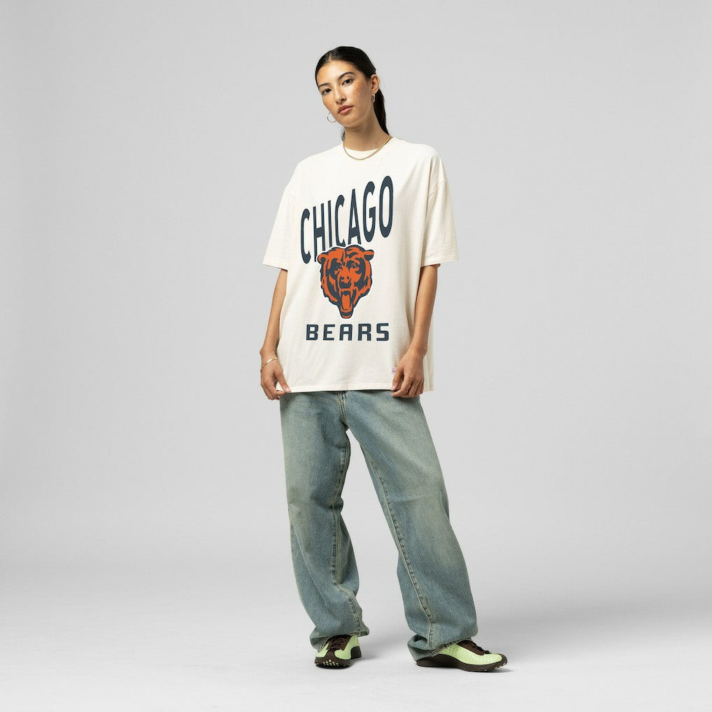 Chicago Bears Mitchell & Ness Women's Logo Rise Boyfriend T-Shirt