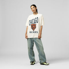 Chicago Bears Mitchell & Ness Women's Logo Rise Boyfriend T-Shirt