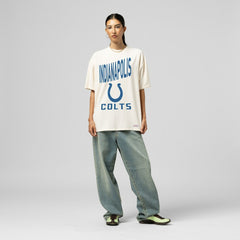 Indianapolis Colts Mitchell & Ness Women's Logo Rise Boyfriend T-Shirt