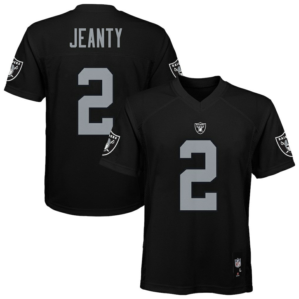 Las Vegas Raiders  Ashton Jeanty  Youth Replica Player Jersey