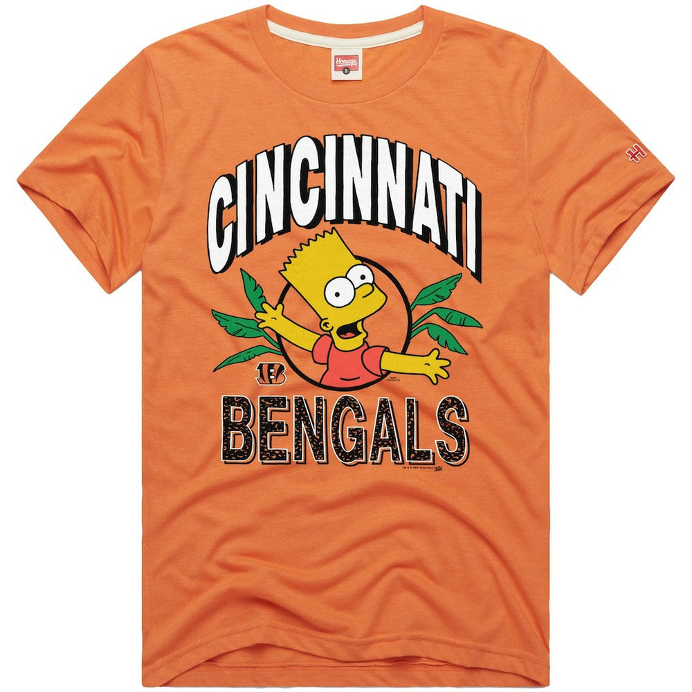 Cincinnati Bengals  Homage x The Simpsons Unisex Tri-Blend T-Shirt