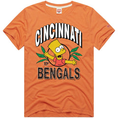 Cincinnati Bengals  Homage x The Simpsons Unisex Tri-Blend T-Shirt