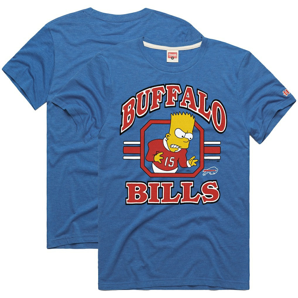 Buffalo Bills  Homage x The Simpsons Unisex Tri-Blend T-Shirt