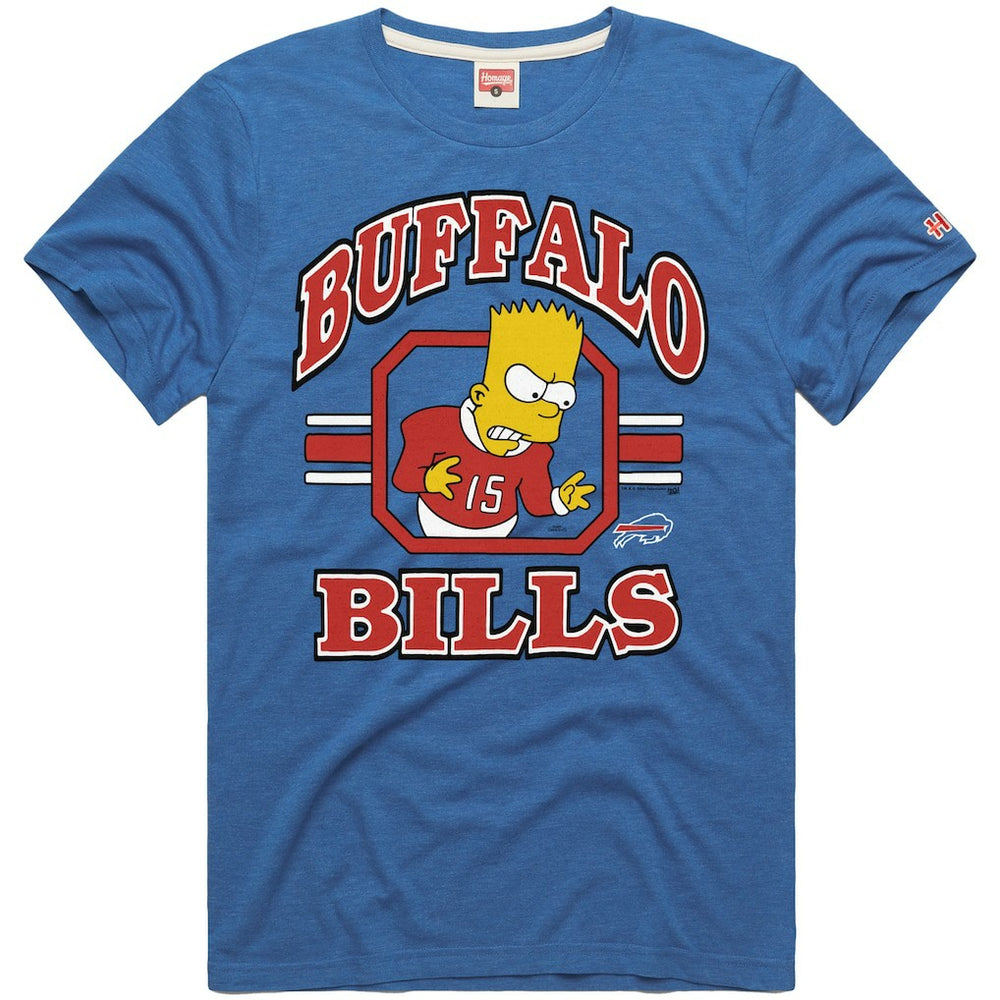 Buffalo Bills  Homage x The Simpsons Unisex Tri-Blend T-Shirt