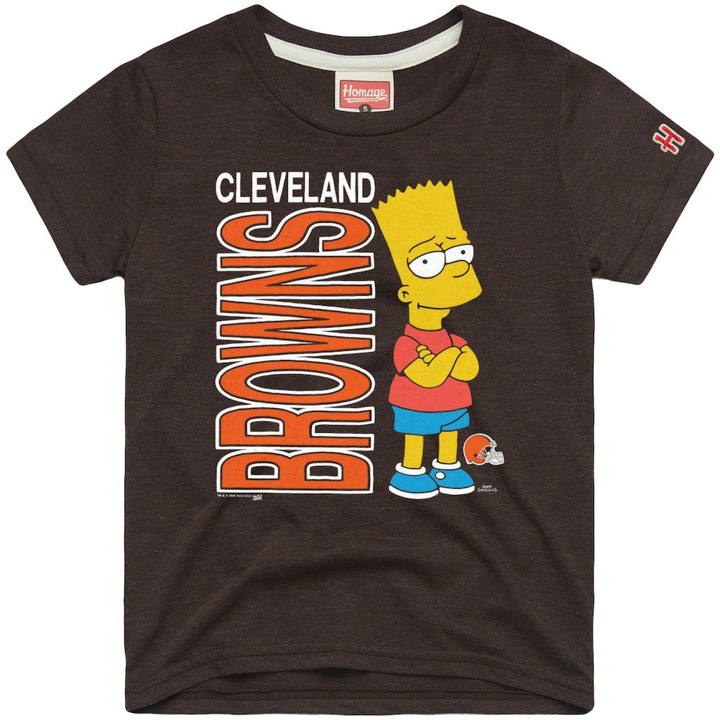 Cleveland Browns  Homage x The Simpsons Unisex Tri-Blend T-Shirt