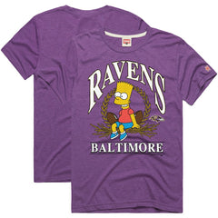 Baltimore Ravens  Homage x The Simpsons Unisex Tri-Blend T-Shirt