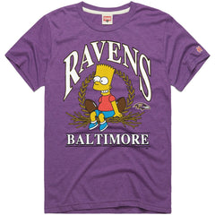 Baltimore Ravens  Homage x The Simpsons Unisex Tri-Blend T-Shirt