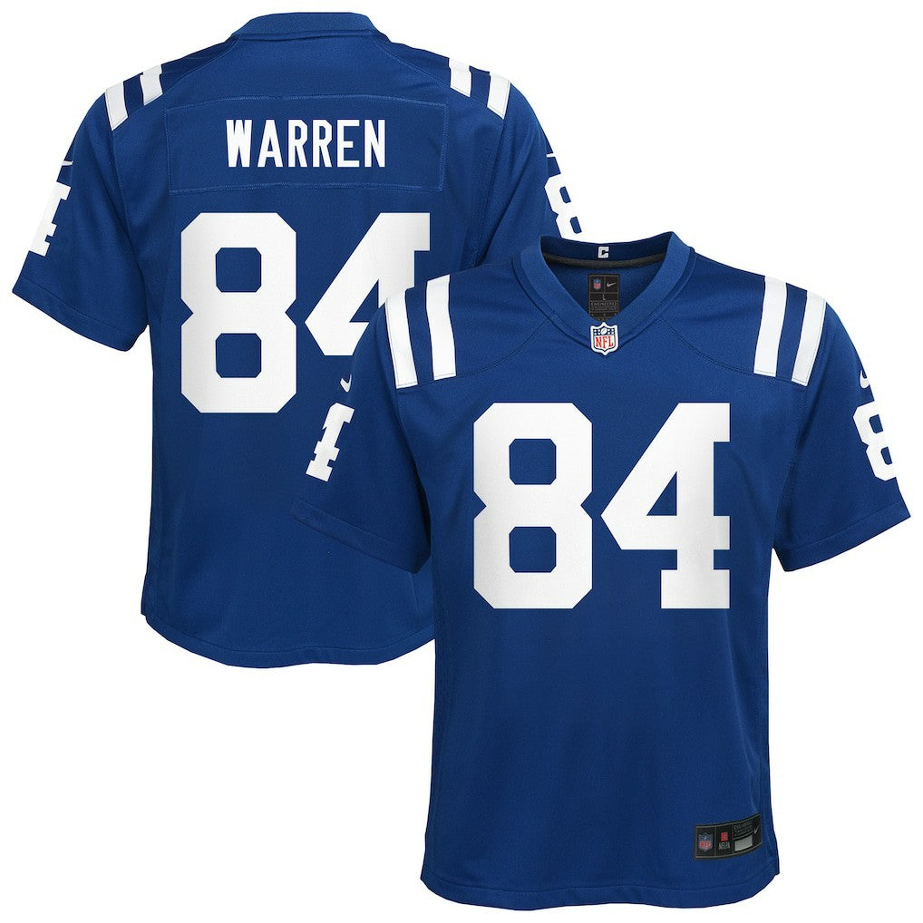 Indianapolis Colts Nike Tyler Warren  Youth Team Game Jersey