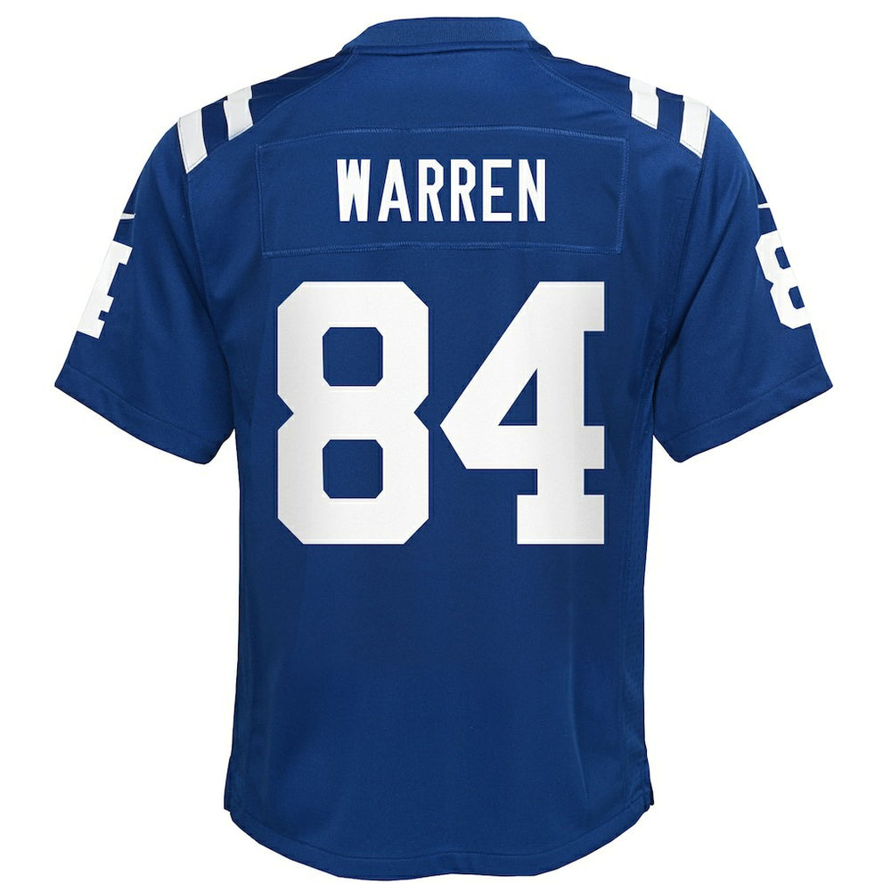 Indianapolis Colts Nike Tyler Warren  Youth Team Game Jersey