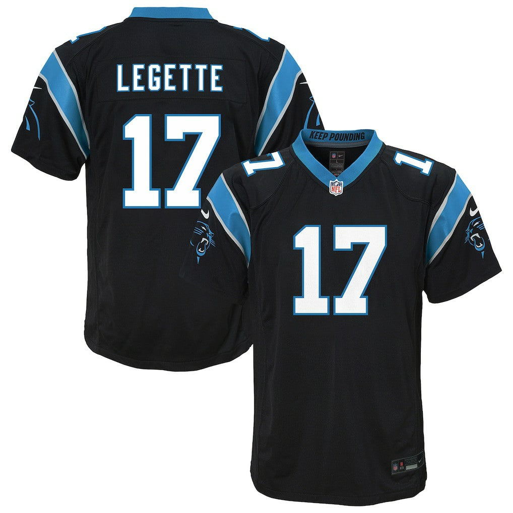 Carolina Panthers Nike Xavier Legette  Youth Team Game Jersey