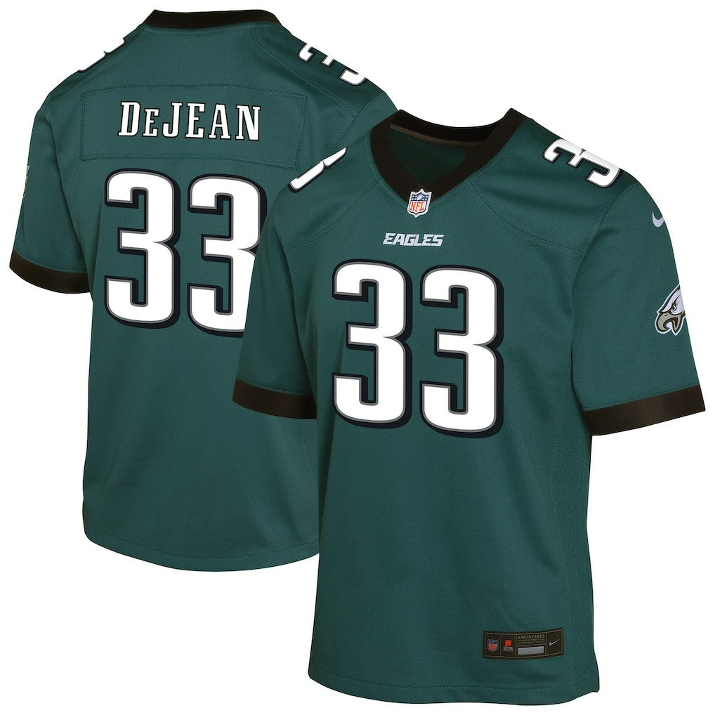 Philadelphia Eagles Nike Cooper DeJean  Youth Game Player Jersey