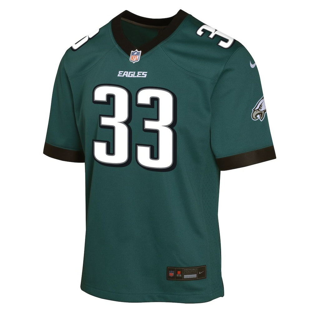 Philadelphia Eagles Nike Cooper DeJean  Youth Game Player Jersey