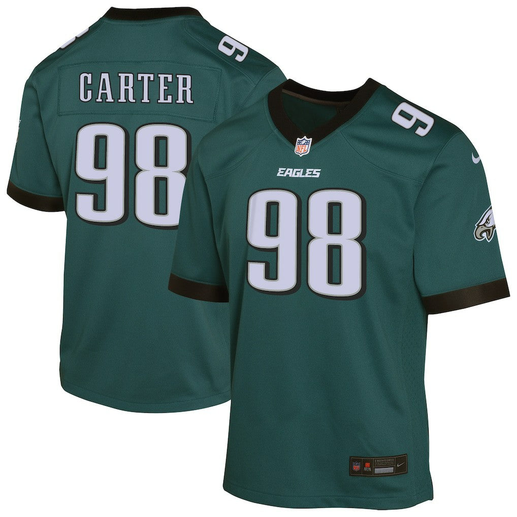 Philadelphia Eagles Nike Jalen Carter  Youth Game Player Jersey