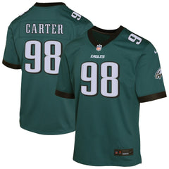 Philadelphia Eagles Nike Jalen Carter  Youth Game Player Jersey