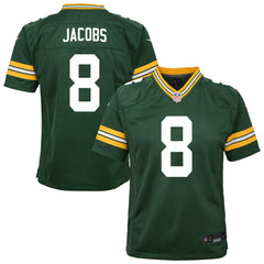 Green Bay Packers Nike Josh Jacobs  Youth Team Game Jersey