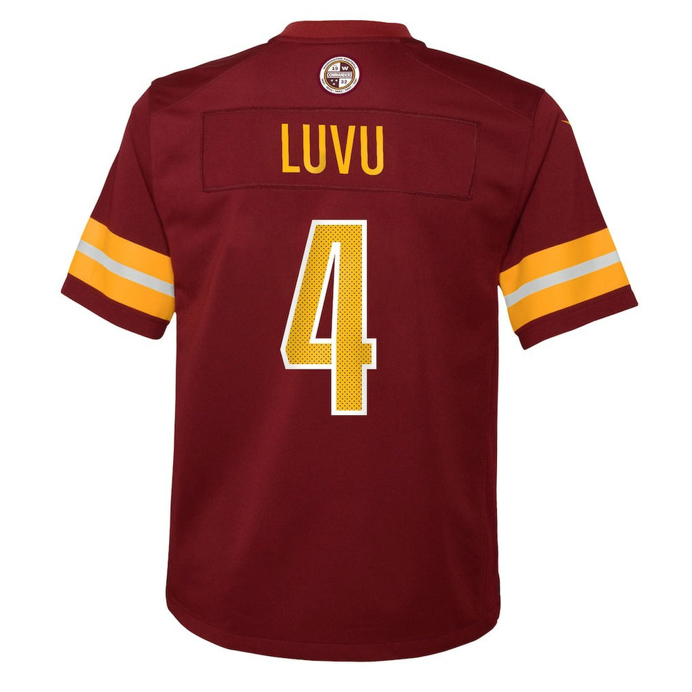 Washington Commanders Nike Frankie Luvu  Youth Team Game Jersey