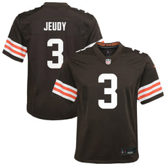 Cleveland Browns Nike Jerry Jeudy  Youth Team Game Jersey