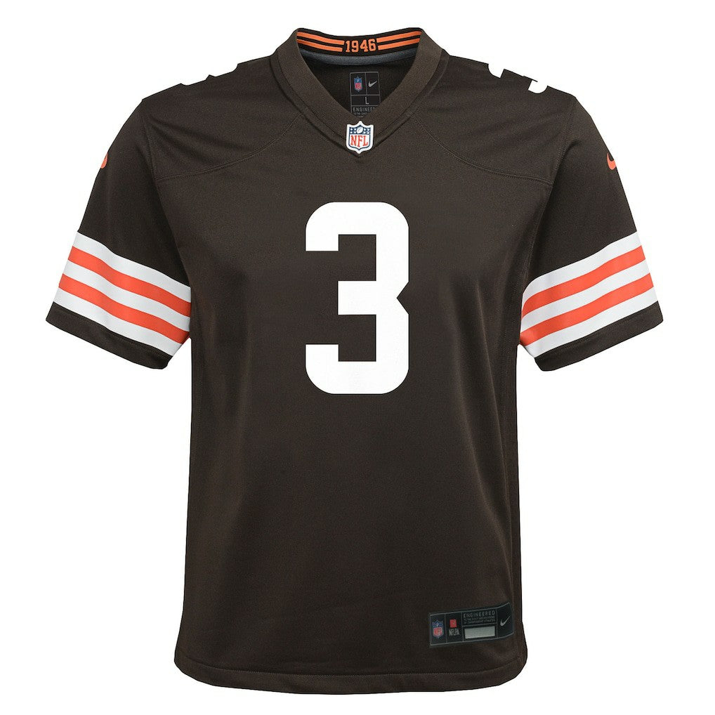 Cleveland Browns Nike Jerry Jeudy  Youth Team Game Jersey