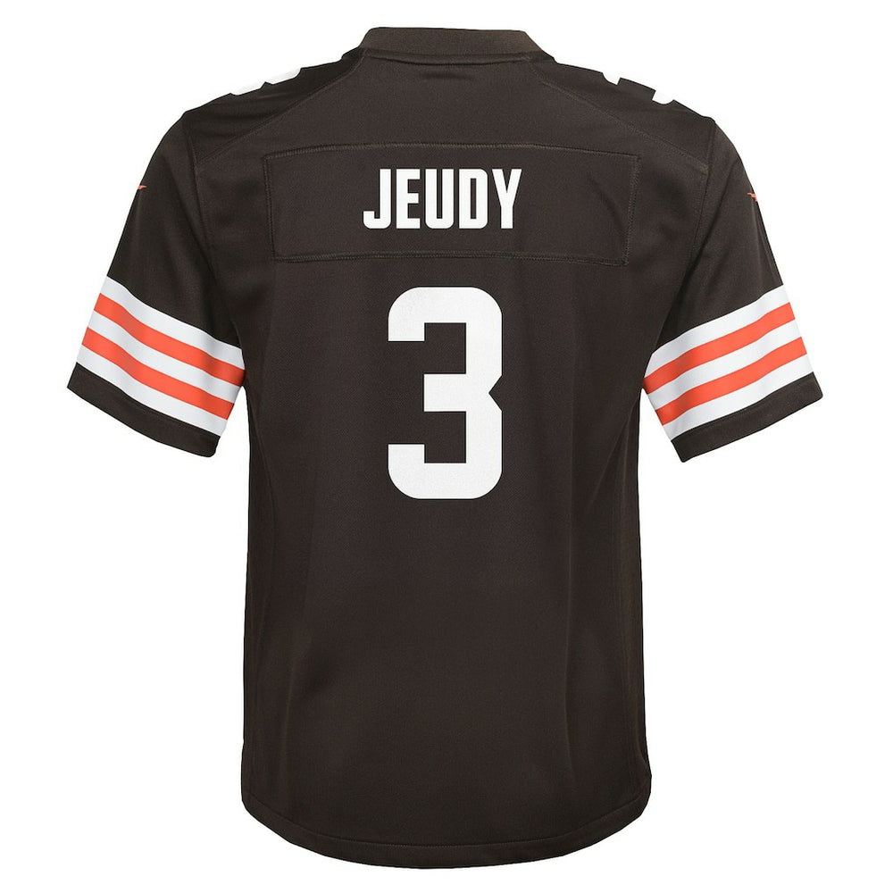 Cleveland Browns Nike Jerry Jeudy  Youth Team Game Jersey