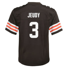 Cleveland Browns Nike Jerry Jeudy  Youth Team Game Jersey