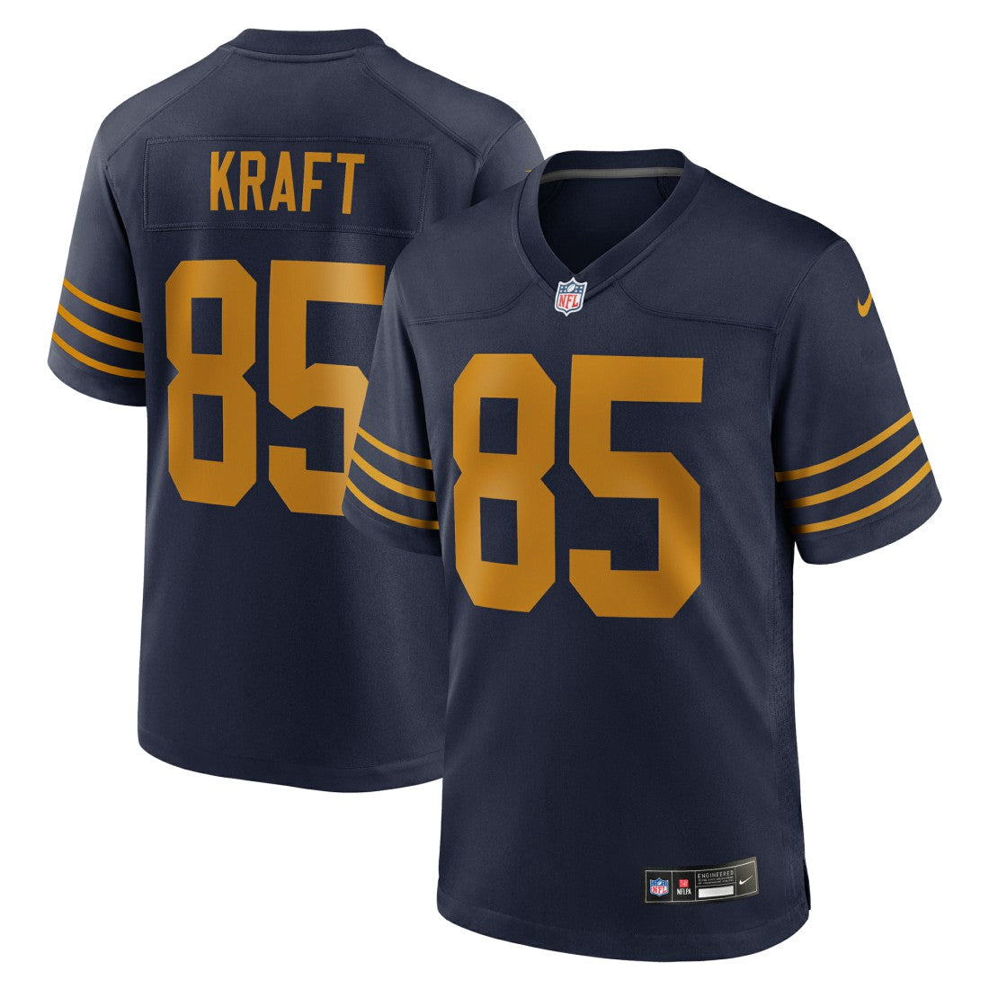 Green Bay Packers Nike Tucker Kraft  Alternate Game Jersey