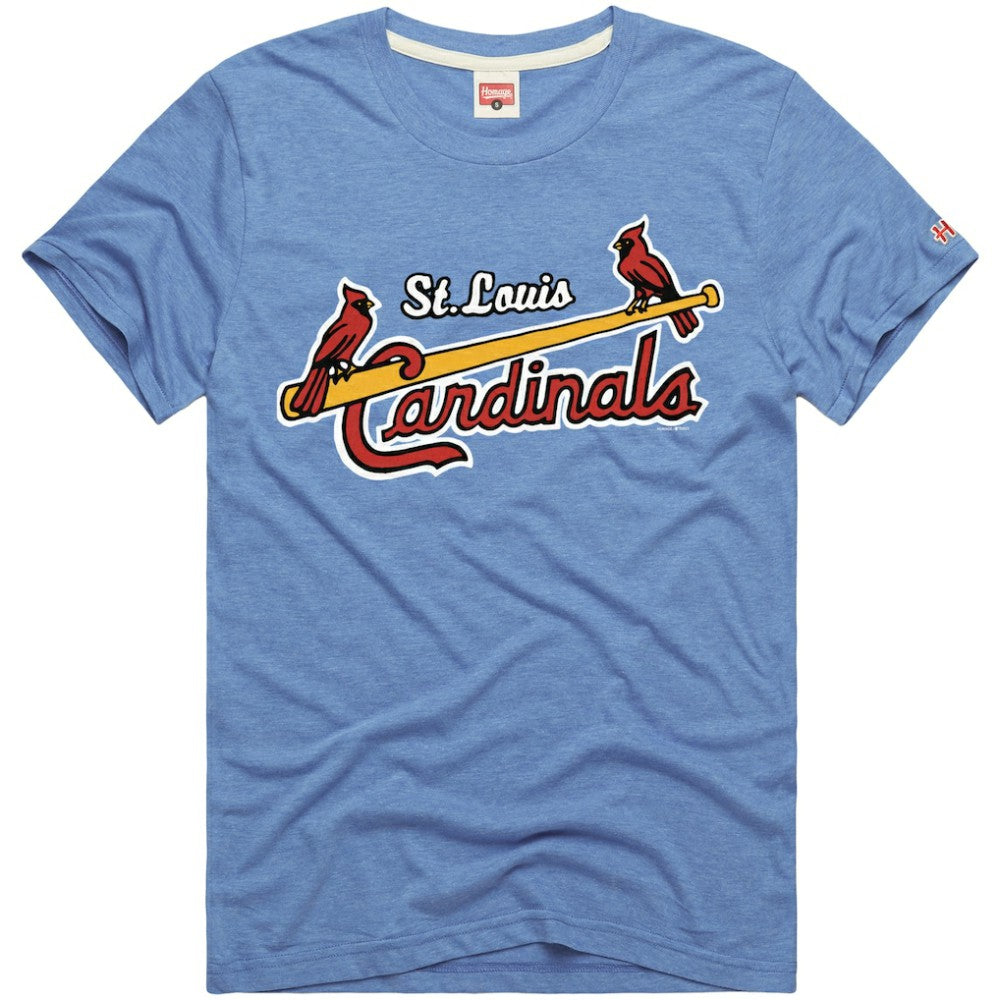 St. Louis Cardinals Homage Hyper Local Refresh Tri-Blend T-Shirt | MLB Discount