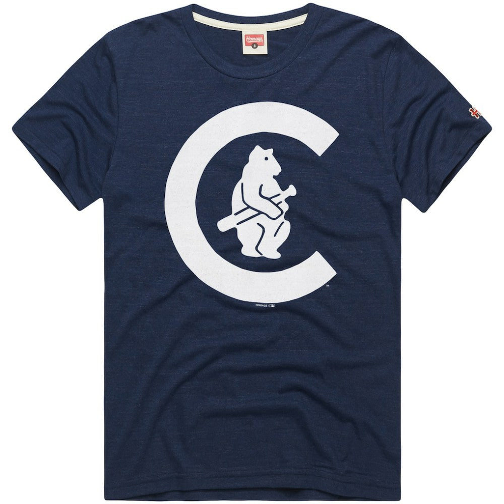 Chicago Cubs Homage Hyper Local Refresh Tri-Blend T-Shirt | MLB New