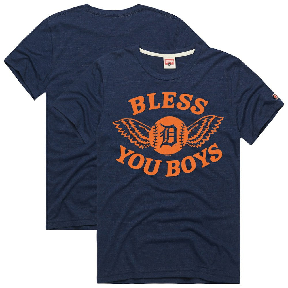 Detroit Tigers Homage Hyper Local Refresh Tri-Blend T-Shirt | MLB US