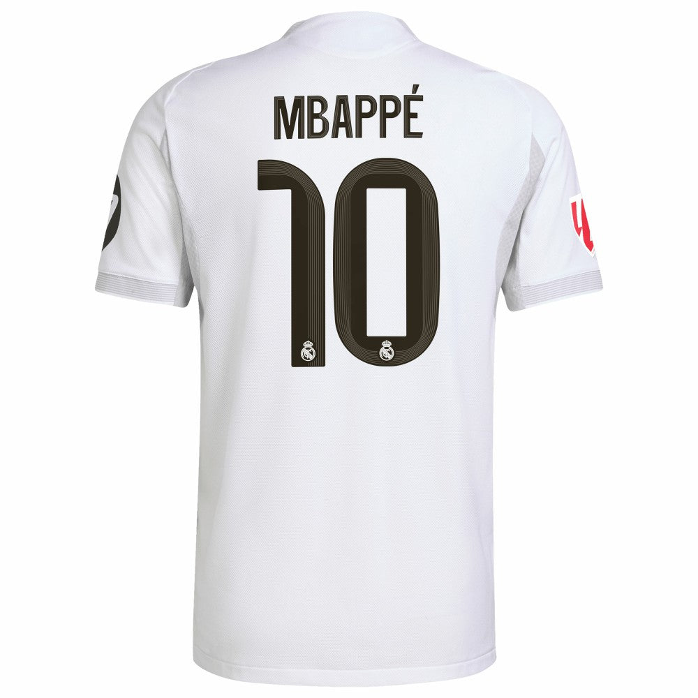 Kylian Mbappé Real Madrid 2025/26 Home Player Jersey White - Adidas