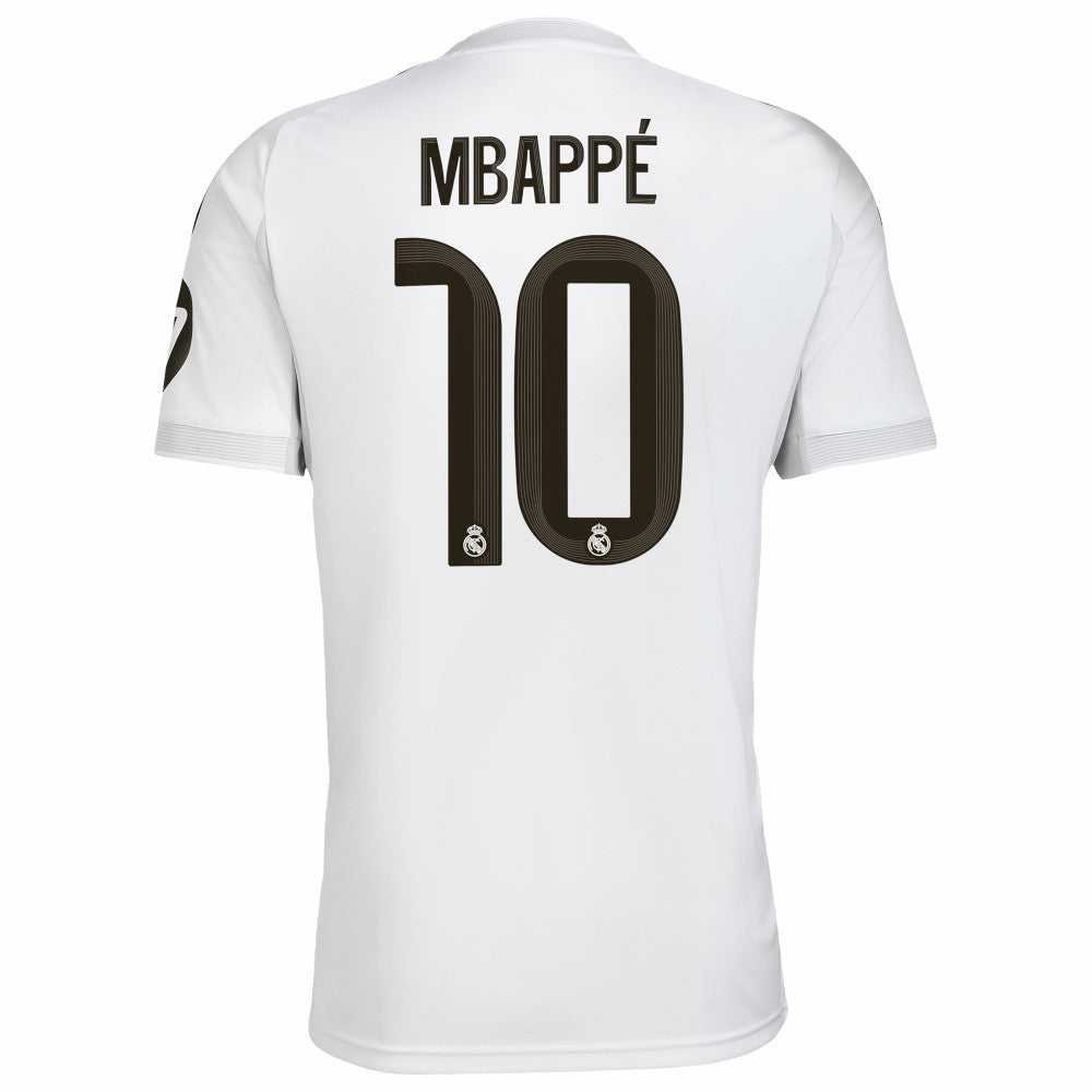 Kylian Mbappé Real Madrid 2025/26 Home Replica Player Jersey White - Adidas
