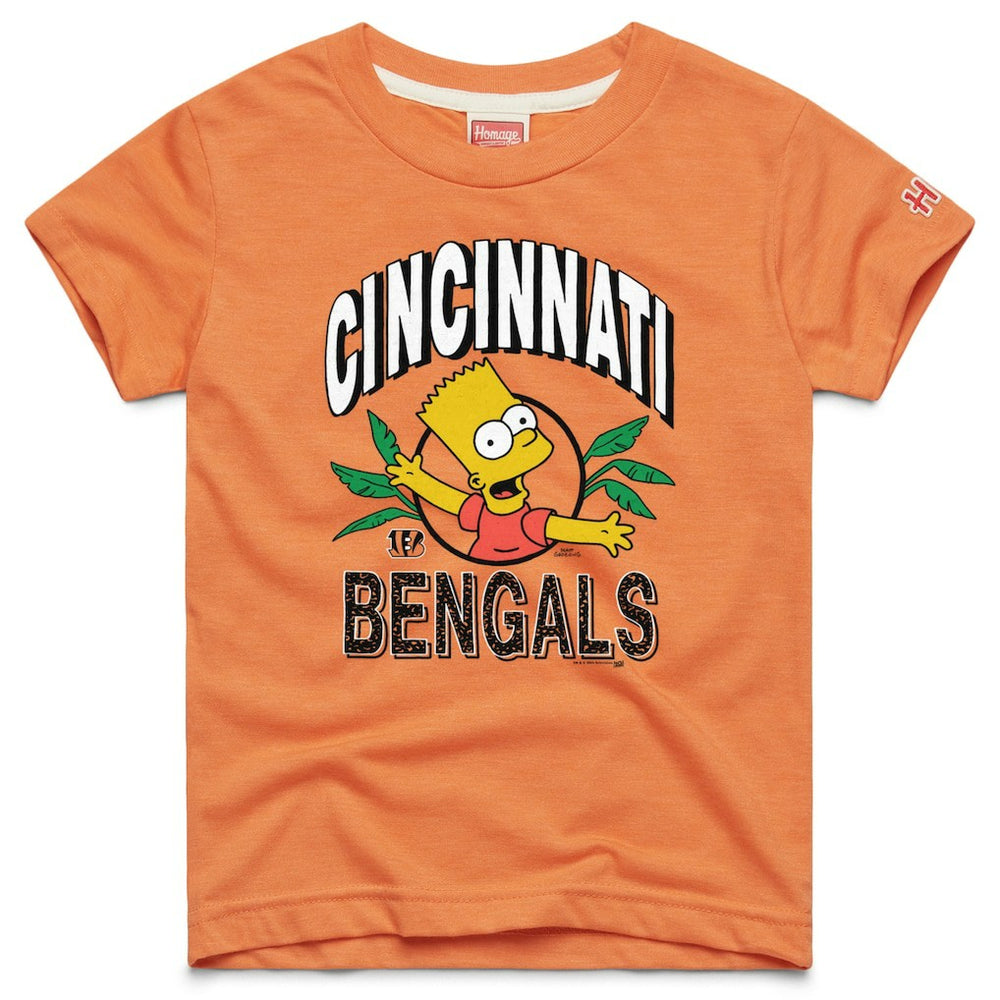 Cincinnati Bengals  Homage x The Simpsons Youth Tri-Blend T-Shirt