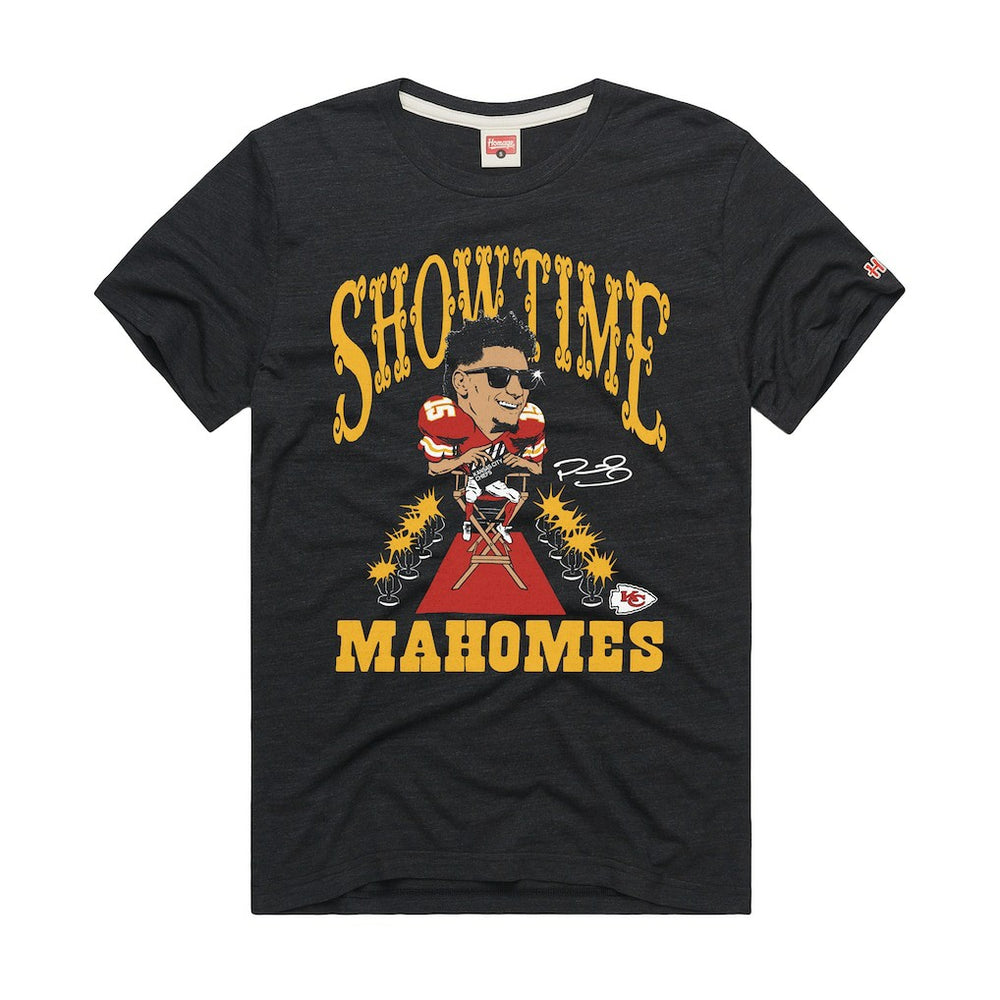Kansas City Chiefs  Patrick Mahomes  Homage Unisex Caricature Player Graphic Tri-Blend T-Shirt