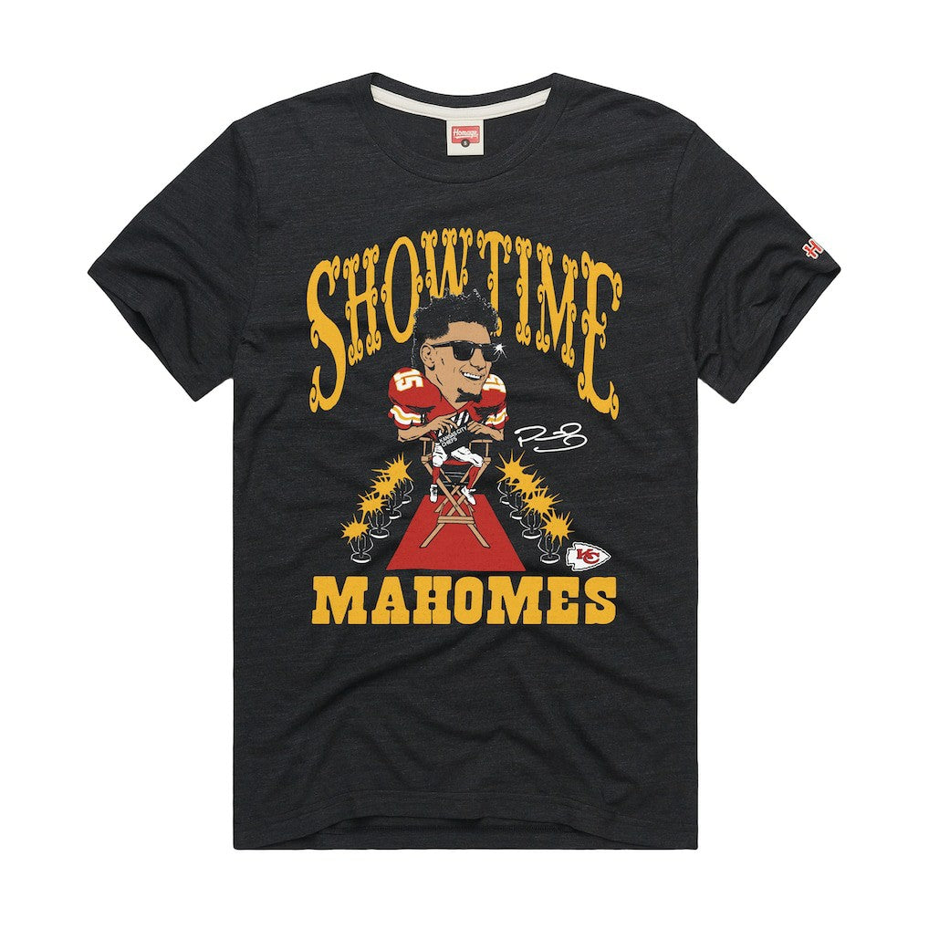 Kansas City Chiefs  Patrick Mahomes  Homage Unisex Caricature Player Graphic Tri-Blend T-Shirt