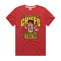 Kansas City Chiefs  Patrick Mahomes  Homage Unisex Caricature Player Graphic Tri-Blend T-Shirt