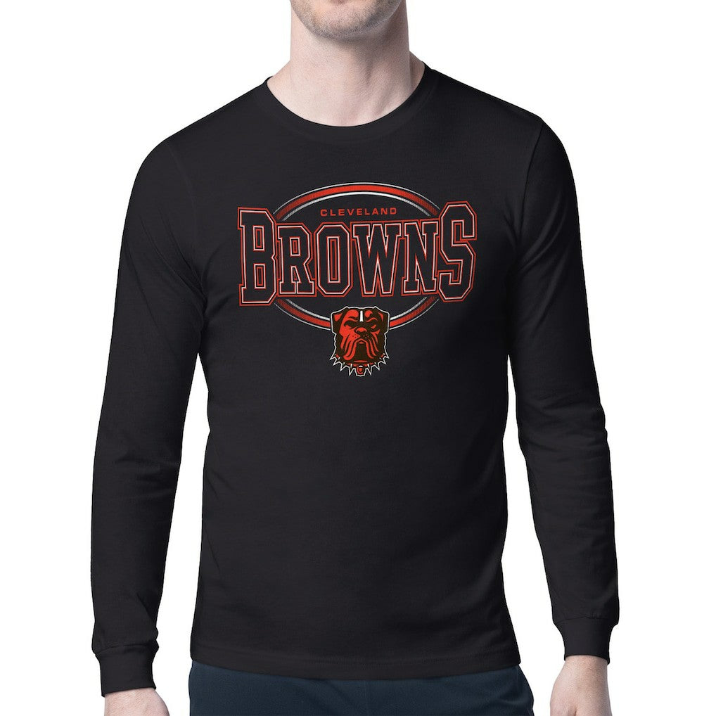 Cleveland Browns  Starter Team Track Graphic Long Sleeve T-Shirt