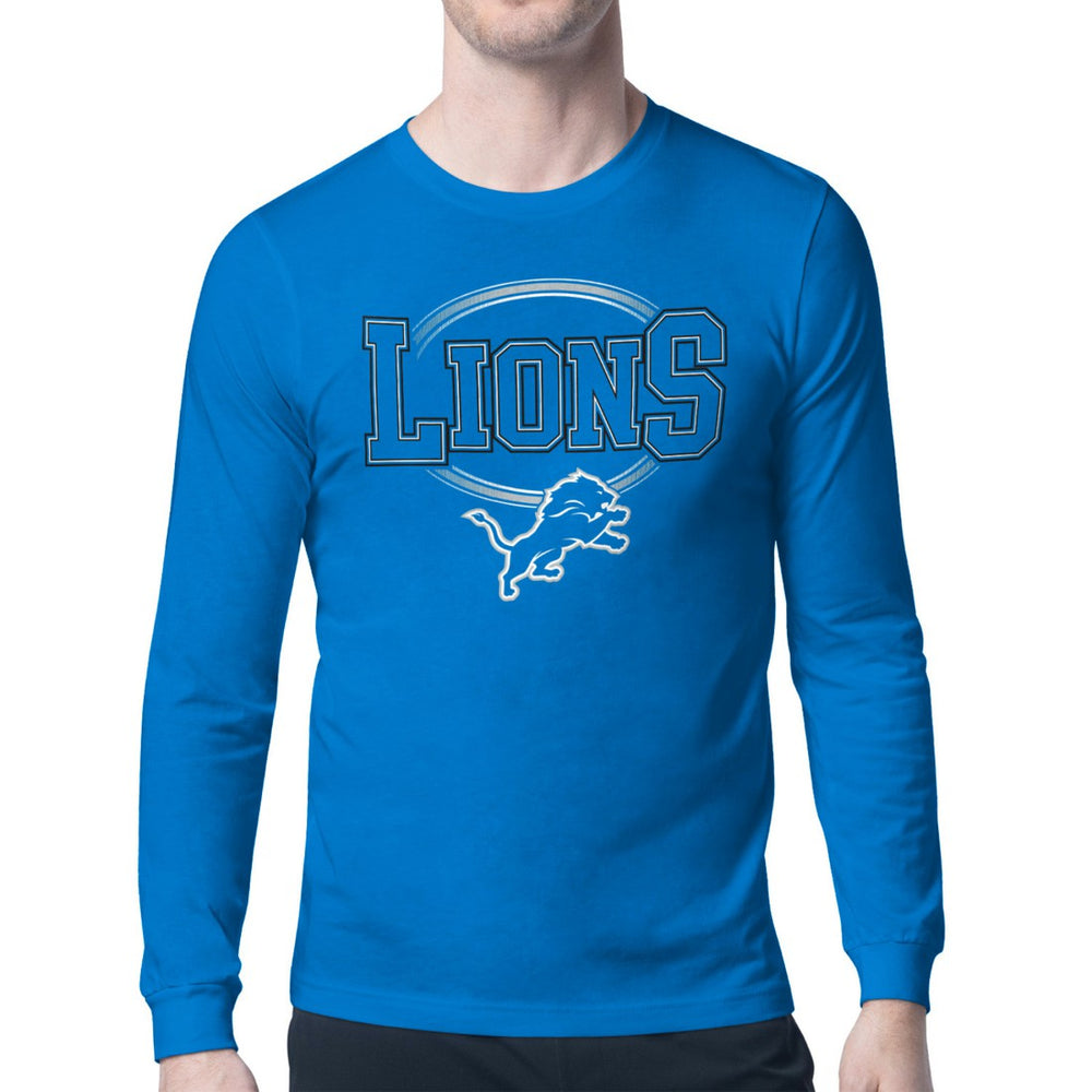 Detroit Lions  Starter Team Track Graphic Long Sleeve T-Shirt
