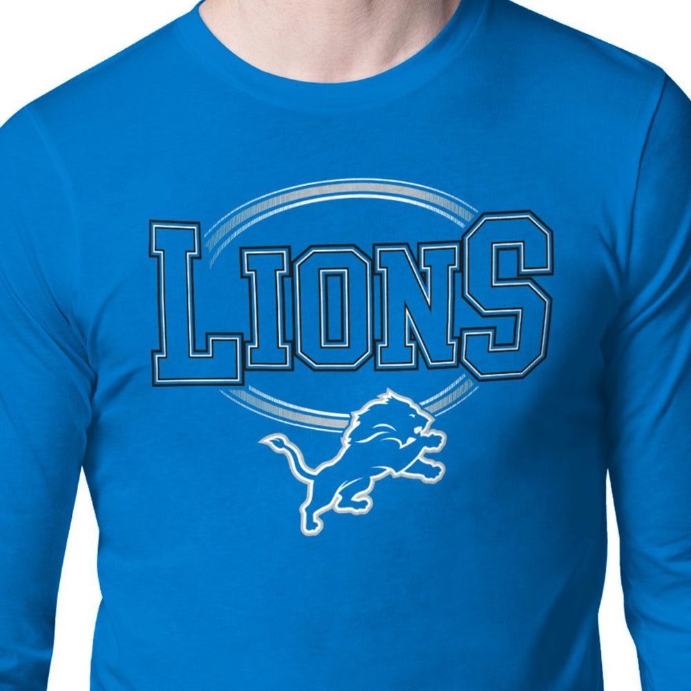 Detroit Lions  Starter Team Track Graphic Long Sleeve T-Shirt