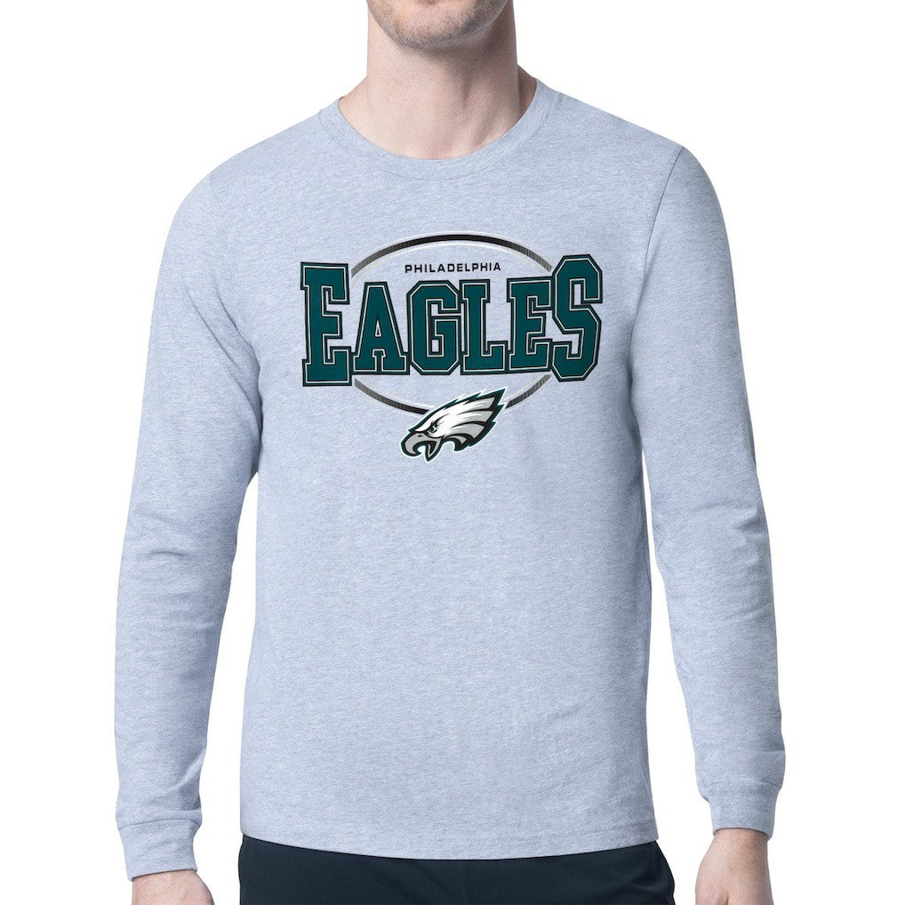 Philadelphia Eagles  Starter Team Track Graphic Long Sleeve T-Shirt