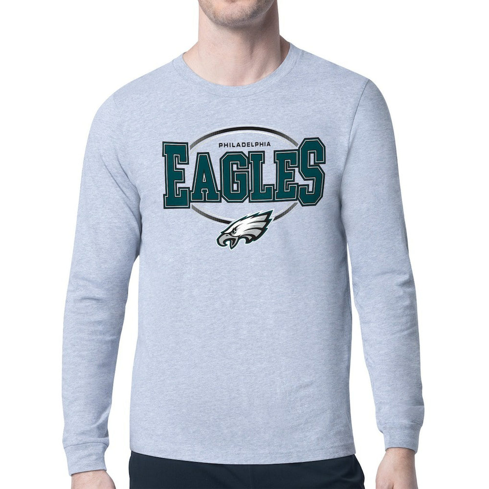 Philadelphia Eagles  Starter Team Track Graphic Long Sleeve T-Shirt