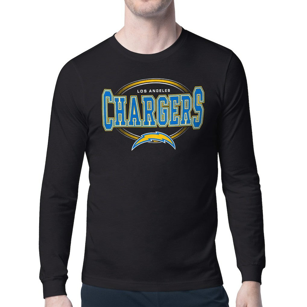 Los Angeles Chargers  Starter Team Track Graphic Long Sleeve T-Shirt